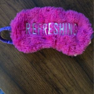 Refreshing soft pink and purple eye mask